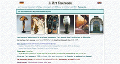 Desktop Screenshot of lartnouveau.com
